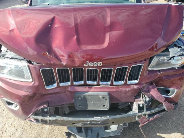 1C4RJEAG3GC453521 - 2016 JEEP GRAND CHEROKEE LAREDO BURGUNDY photo 12