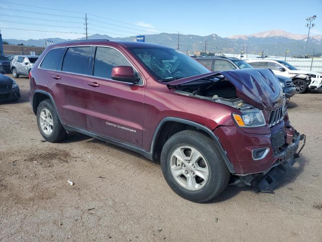 1C4RJEAG3GC453521 - 2016 JEEP GRAND CHEROKEE LAREDO BURGUNDY photo 4