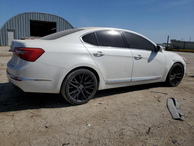 KNALN4D72E5138806 - 2014 KIA CADENZA PREMIUM WHITE photo 3