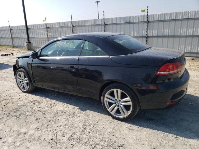 WVWFW8AH5EV003448 - 2014 VOLKSWAGEN EOS LUX BLACK photo 2