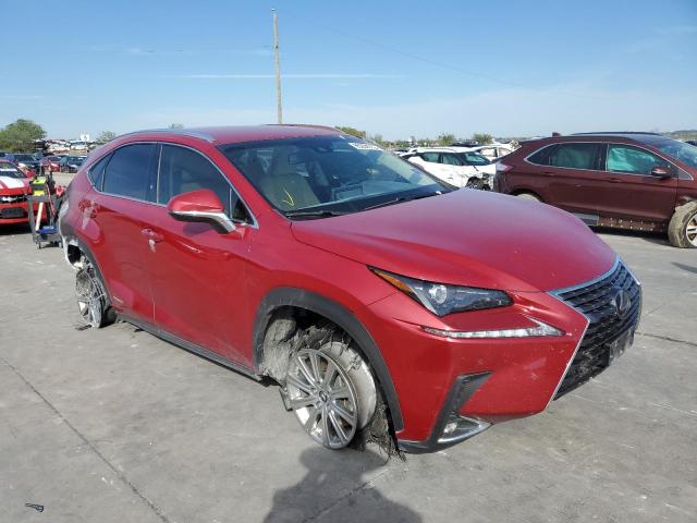 JTJBJRBZ5K2108124 - 2019 LEXUS NX 300H RED photo 1