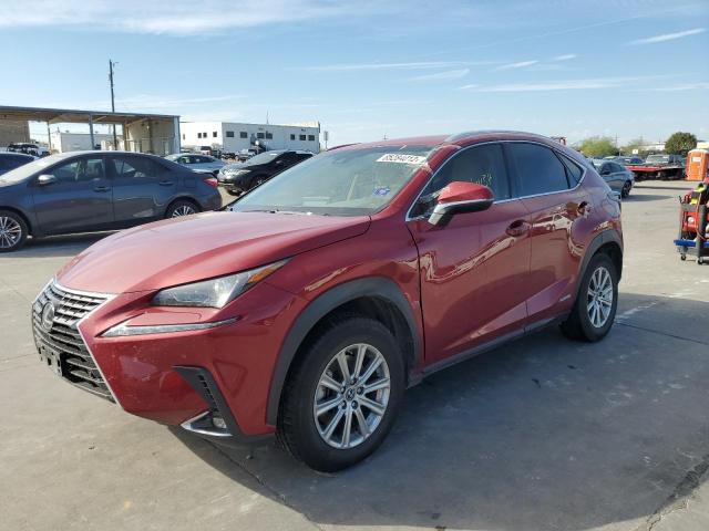 JTJBJRBZ5K2108124 - 2019 LEXUS NX 300H RED photo 2