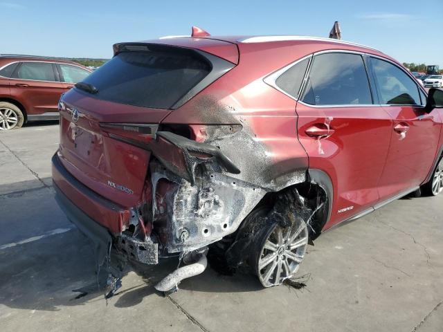 JTJBJRBZ5K2108124 - 2019 LEXUS NX 300H RED photo 9