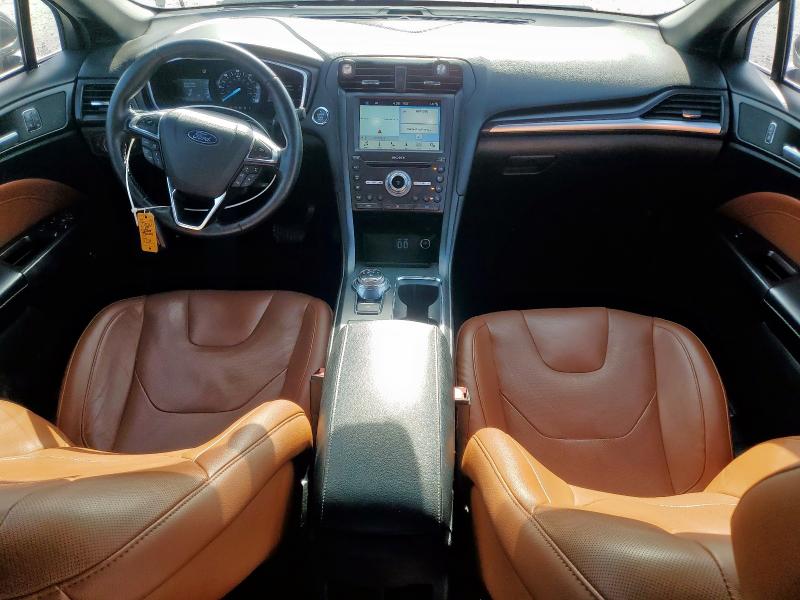 3FA6P0SU6KR145073 - 2019 FORD FUSION TITANIUM გრაფიტი ფოტო 8