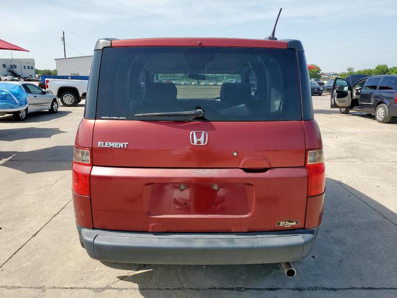 5J6YH28746L002764 - 2006 HONDA ELEMENT EX 勃艮第红 照片 6