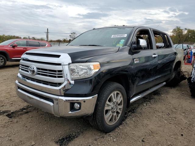 5TFAY5F10EX370535 - 2014 TOYOTA TUNDRA CREWMAX PLATINUM Schwarz Foto 2