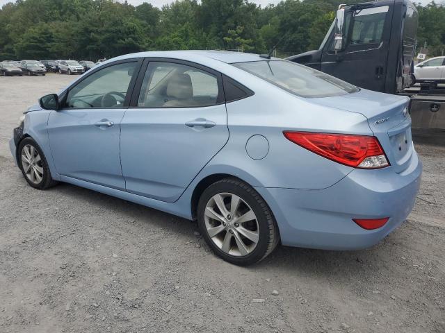 KMHCU4AE2CU040530 - 2012 HYUNDAI ACCENT GLS BLUE photo 2