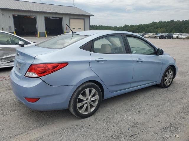 KMHCU4AE2CU040530 - 2012 HYUNDAI ACCENT GLS BLUE photo 3