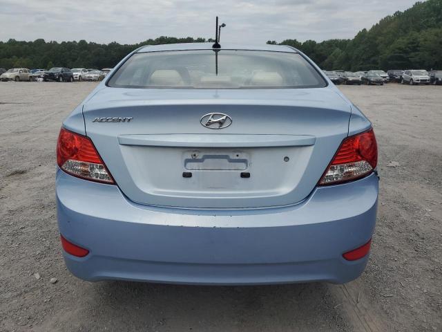 KMHCU4AE2CU040530 - 2012 HYUNDAI ACCENT GLS BLUE photo 6