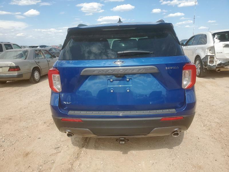 1FMSK7DH7MGB79027 - 2021 FORD EXPLORER XLT BLUE photo 6