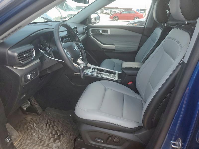 1FMSK7DH7MGB79027 - 2021 FORD EXPLORER XLT BLUE photo 7