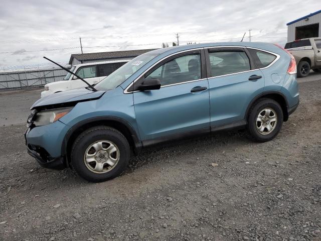 2HKRM4H37EH680006 - 2014 HONDA CR-V LX GREEN photo 1