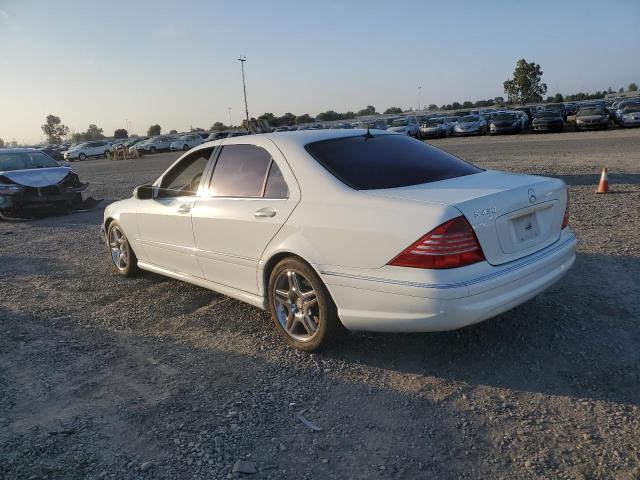 WDBNG70J36A477073 - 2006 MERCEDES-BENZ S 430 WHITE photo 2