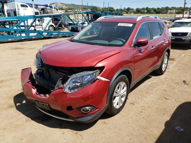 5N1AT2MV4GC772549 - 2016 NISSAN ROGUE S RED photo 1