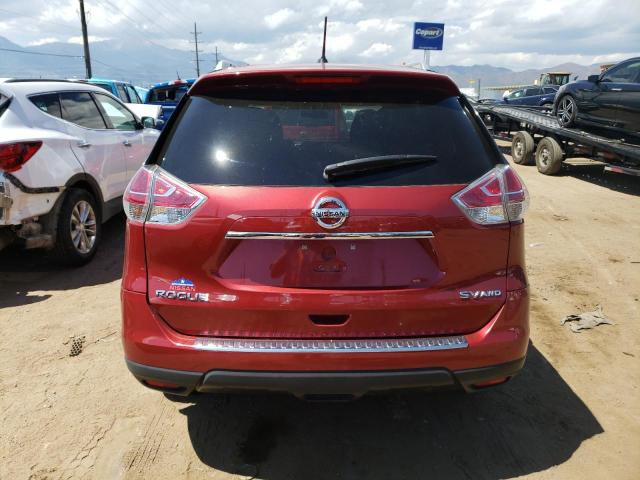 5N1AT2MV4GC772549 - 2016 NISSAN ROGUE S RED photo 6