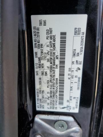 1FMCU0F75DUC19598 - 2013 FORD ESCAPE S BLACK photo 13