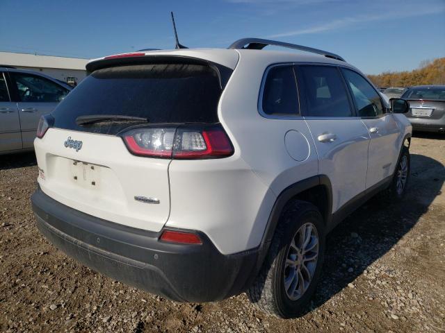 1C4PJMLB6KD212686 - 2019 JEEP CHEROKEE LATITUDE PLUS WHITE photo 4