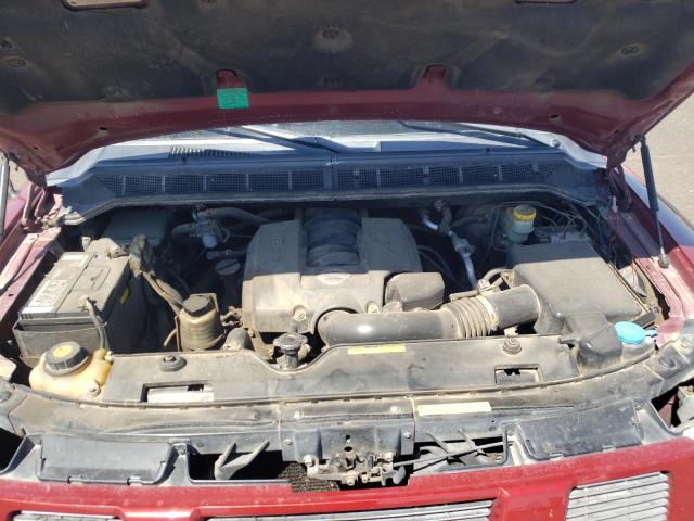 1N6AA07A74N562239 - 2004 NISSAN TITAN XE RED photo 11