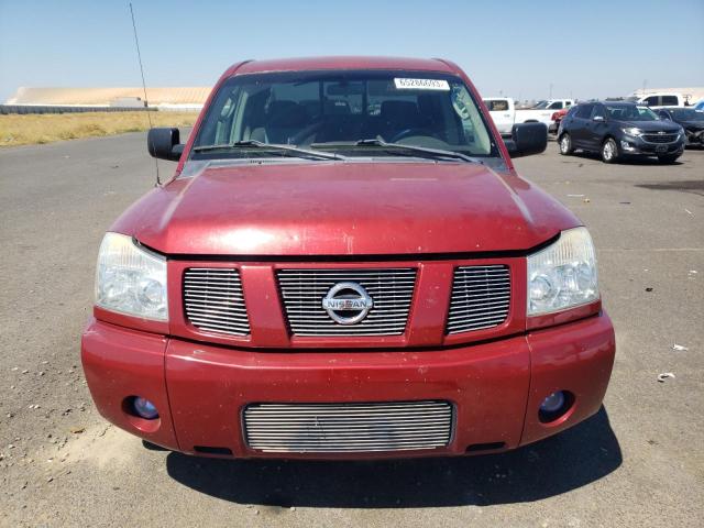 1N6AA07A74N562239 - 2004 NISSAN TITAN XE RED photo 5