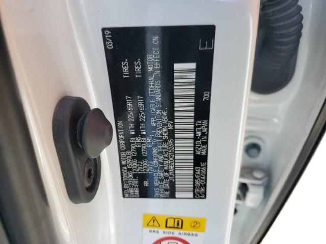 JTJYARBZ0K2152395 - 2019 LEXUS NX 300 BASE 白色 照片 13