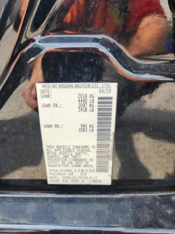 1N4AL4CV6KC228330 - 2019 NISSAN ALTIMA SR 黑色 照片 12