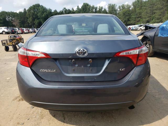 2T1BURHE8EC222154 - 2014 TOYOTA COROLLA L GRAY photo 6