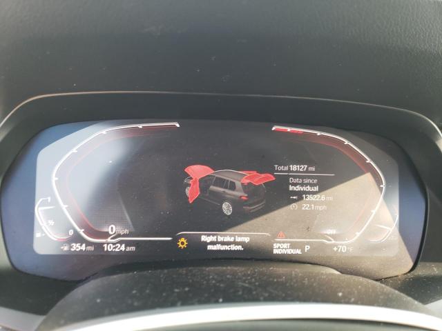 5UXCW2C00L9C95265 - 2020 BMW X7 XDRIVE40I BLACK photo 9