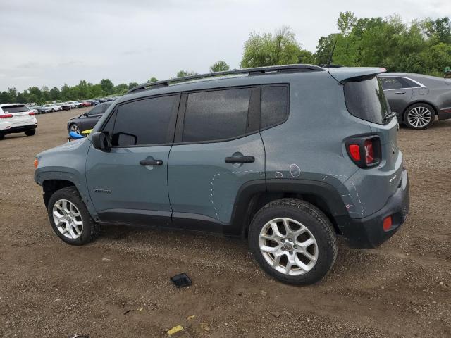 ZACCJBAB0JPJ17303 - 2018 JEEP RENEGADE SPORT GRAY photo 2