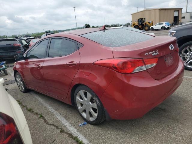 KMHDH4AE2DU527253 - 2013 HYUNDAI ACCENT 10T GLS RED photo 2