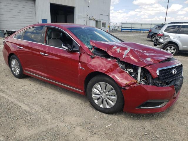 KMHE24L10GA038355 - 2016 HYUNDAI SONATA HYBRID MAROON photo 4