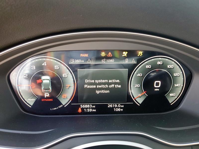 WA1CAAFY7M2046331 - 2021 AUDI Q5 PRESTIGE WHITE photo 9