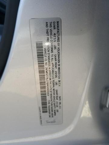 3VWDZ7AJ7BM386033 - 2011 VOLKSWAGEN JETTA SE 银色 照片 12