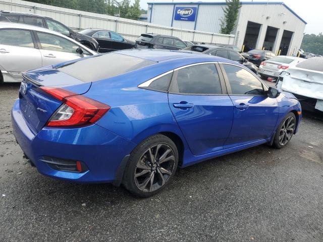2HGFC2F82MH506376 - 2021 HONDA CIVIC SPORT BLUE photo 3