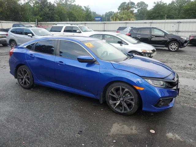 2HGFC2F82MH506376 - 2021 HONDA CIVIC SPORT BLUE photo 4