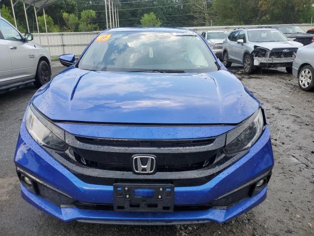 2HGFC2F82MH506376 - 2021 HONDA CIVIC SPORT BLUE photo 5