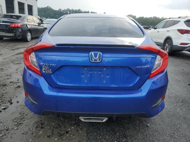 2HGFC2F82MH506376 - 2021 HONDA CIVIC SPORT BLUE photo 6