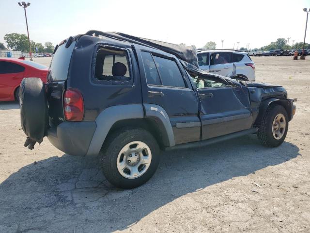 1J4GL48K47W523476 - 2007 JEEP LIBERTY SPORT BLUE photo 3