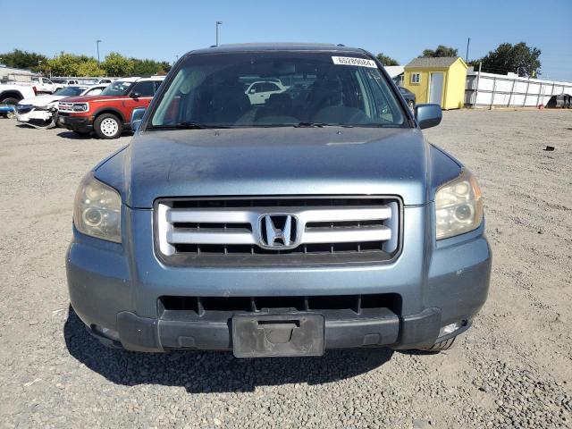 2HKYF18687H527507 - 2007 HONDA PILOT EXL TURQUOISE photo 5