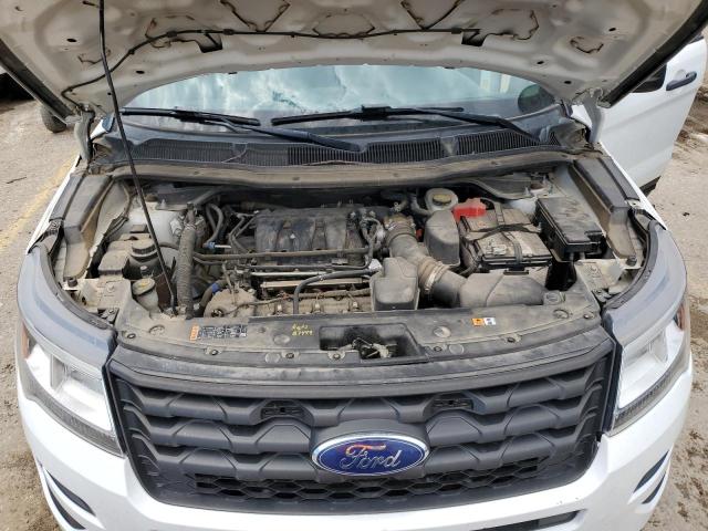 1FM5K8AR1HGD26450 - 2017 FORD EXPLORER POLICE INTERCEPTOR WHITE photo 12