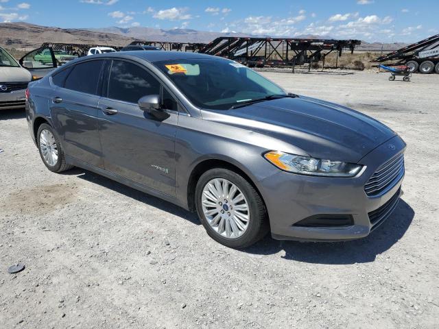 3FA6P0UU2ER264790 - 2014 FORD FUSION S HYBRID GRAY photo 4