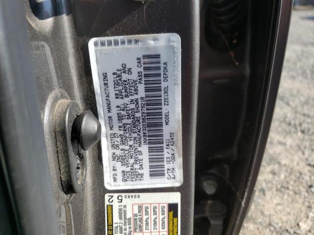 1NXBR32E98Z979218 - 2008 TOYOTA COROLLA CE GRAY photo 12