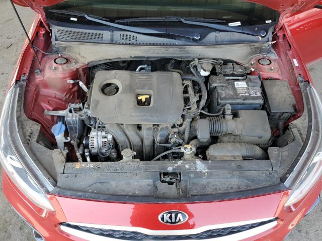 3KPF24AD8LE184130 - 2020 KIA FORTE FE RED photo 11