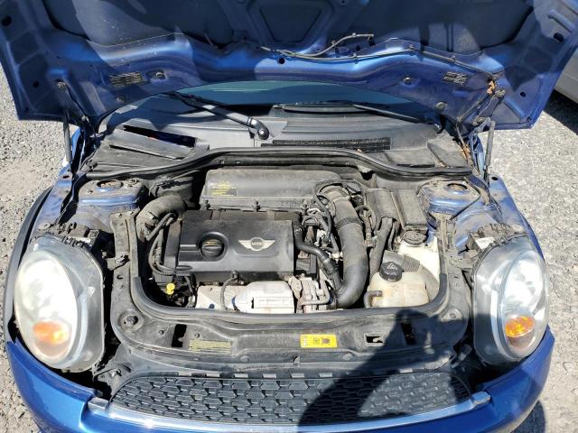 WMWSV3C58CT387710 - 2012 MINI COOPER S BLUE photo 11