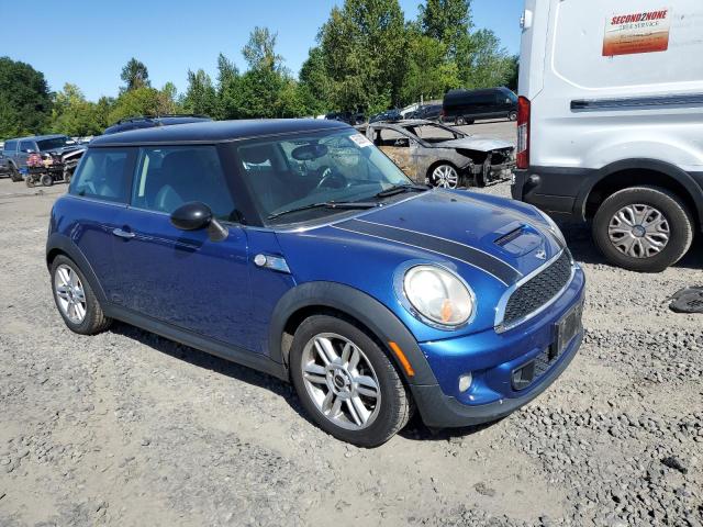 WMWSV3C58CT387710 - 2012 MINI COOPER S BLUE photo 4