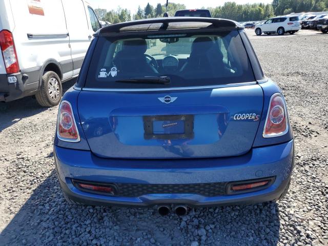 WMWSV3C58CT387710 - 2012 MINI COOPER S BLUE photo 6