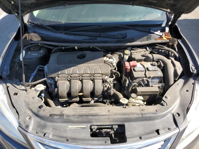 3N1AB7APXFL673573 - 2015 NISSAN SENTRA S GRAY photo 11