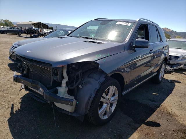 4JGDA5HB6CA019891 - 2012 MERCEDES-BENZ ML 350 4MATIC CHARCOAL photo 1