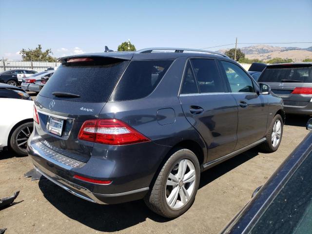 4JGDA5HB6CA019891 - 2012 MERCEDES-BENZ ML 350 4MATIC CHARCOAL photo 3