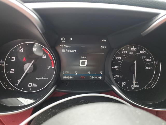 ZARFANBN2K7605831 - 2019 ALFA ROMEO GIULIA TI RED photo 9