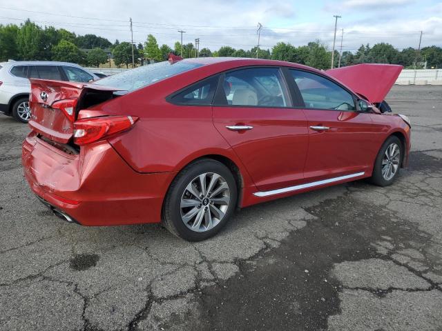 5NPE34AF3HH554834 - 2017 HYUNDAI SONATA SPORT RED photo 3